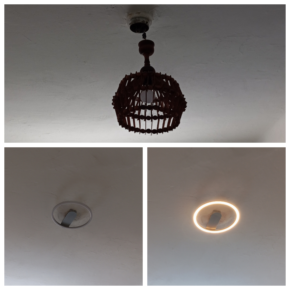 Villanyszerelési munka közben készült fotó 2