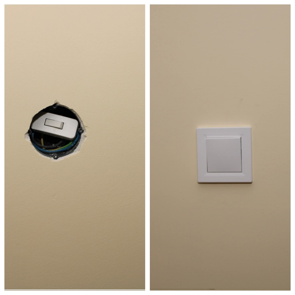 Villanyszerelési munka közben készült fotó 4