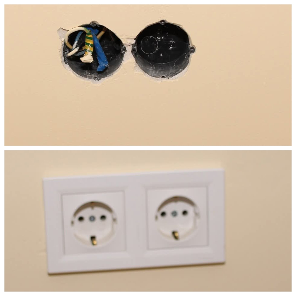 Villanyszerelési munka közben készült fotó 5